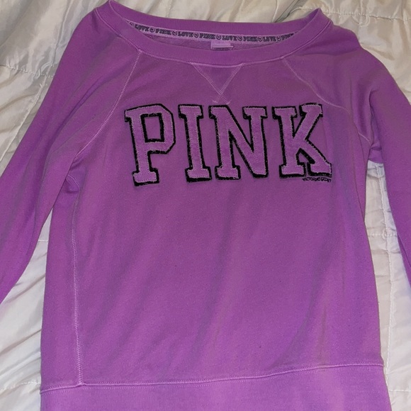 🍇PINK hood less sweatshirt 🍇 - Picture 2 of 4